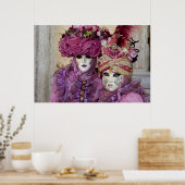 Poster Purple Carnival costume, Venice (Cuisine)