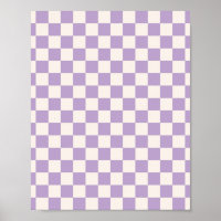 Purple Check, Checkerboard Pattern, Checkered