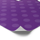 Poster Purple Conserver le calme et faire cuire sur l'aff (Coin)