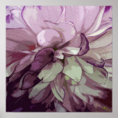 Poster Purple Dahlia (Devant)