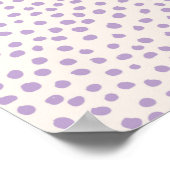 Poster Purple Dots Preppy Modern Animal Prints (Coin)