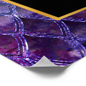 Poster Purple Dragon Scales Gold Anniversaire Bienvenue (Coin)