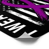 Poster Purple Étudiants Spécial Ed Enseignant Epilepsie A (Coin)