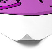 Poster Purple Fish (Coin)