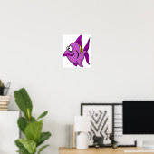 Poster Purple Fish (Bureau à domicile)
