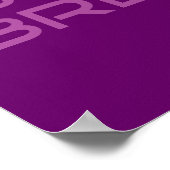 Poster Purple Focus Croire Respirer (Coin)