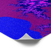 Poster Purple Fractal Splash (Coin)