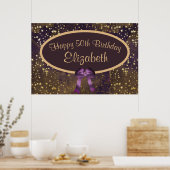 Poster Purple Gold Stardust 50e anniversaire (Cuisine)