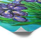 Poster Purple Irises Art Moderne Peinture Imprimantes Pos (Coin)