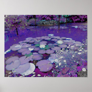 Poster Purple Lake Dreaming