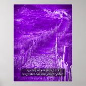 Poster Purple - L'imagination vous emmènera partout (Devant)