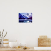 Poster Purple mountains en Alaska | Landscape (Cuisine)