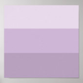 Poster Purple Ombre rayé (Devant)
