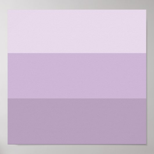 Poster Purple Ombre rayé (Devant)