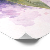 Poster Purple Orchid Botanical  (Coin)