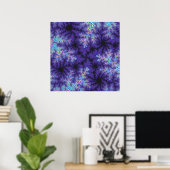 Poster Purple Pastel Speckle (Bureau à domicile)