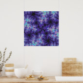 Poster Purple Pastel Speckle (Cuisine)