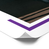 Poster Purple Photo Moderne Graduation (Coin)