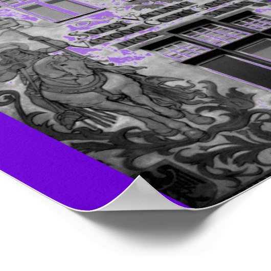 Poster Purple Prague (Coin)