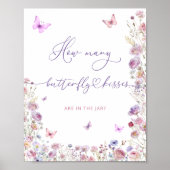 Poster Purple Rose Combien De Baisers À Papillon Jeu (Devant)