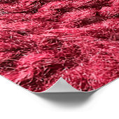 Poster Purple rouge, tricot cerise texture de pull (Coin)