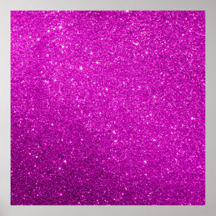 Poster Purple Sparkly Glitter