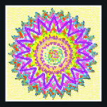 Poster PURPLE Star Sparkling Chakra<br><div class="desc"></div>
