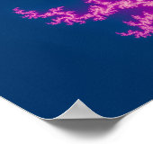 Poster Purple Swirl - Art Fractal (Coin)