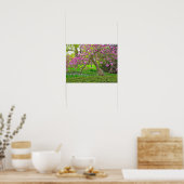 POSTER "PURPLE TULIP TREE IN SPRING" (PHOTOG) (Cuisine)