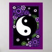 Poster Purple Yin Yang (Devant)