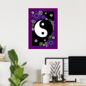 Poster Purple Yin Yang (Bureau à domicile)