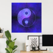 Poster Purple Yin Yang (Bureau à domicile)
