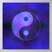 Poster Purple Yin Yang (Devant)