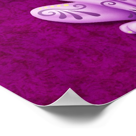 Poster Purple Zombie Sugar Kitten (Coin)