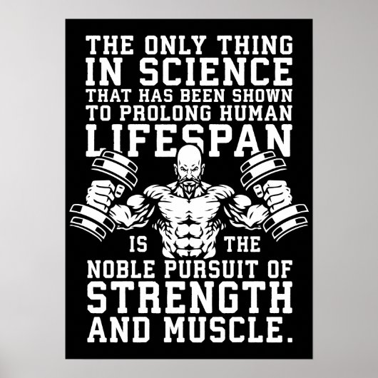 Poster Pursuit Of Strength and Muscle - Old Man Workout (Devant)