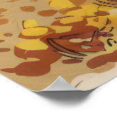 Poster Pursuit rurale Hanter la faune Oiseaux d'automne N (Coin)