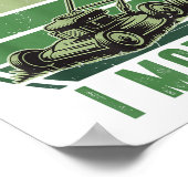 Poster Push Lawn Mower I'm Y And I Mow It Funny Mowing Da (Coin)