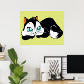 Poster Pussyfoot Cute Kitty (Bureau à domicile)