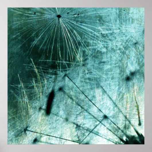 Poster Pusteblume Kunst (Devant)