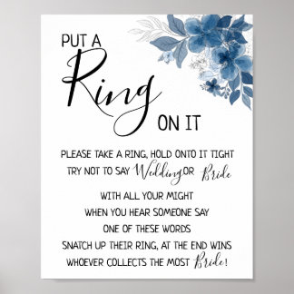 Poster Put a Ring on it eucalyptus greenery