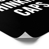 Poster Put On Our Thinking Caps  (Coin)