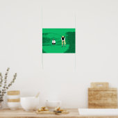 Poster Putt - Art de golf original (Cuisine)