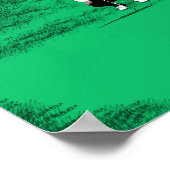 Poster Putt - Art de golf original (Coin)