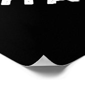 Poster Putter Plus Tard Que Jamais Drôle Golf Pun Dark BG (Coin)