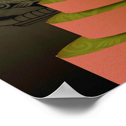 Poster Putting KRW sur le rabat Ritz Deco II (Coin)