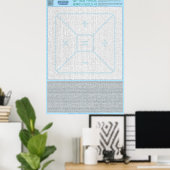 Poster PUZZLE #1 : Equations mathématiques - Standard (Bureau à domicile)
