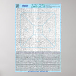 Poster PUZZLE #1 : Equations mathématiques - Standard