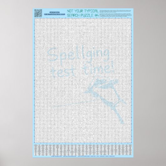 Poster PUZZLE #4 : Mauvais orthographe - Standard (Devant)