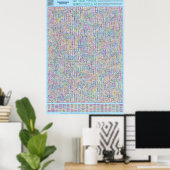 Poster PUZZLE #6 : Groupes animaux - Standard Résolu (Bureau à domicile)