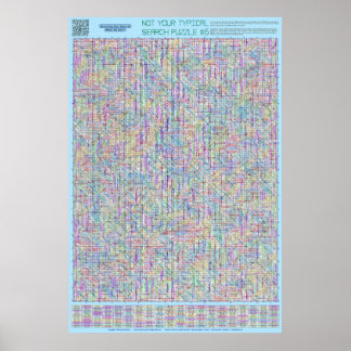 Poster PUZZLE #6 : Groupes animaux - Standard Résolu
